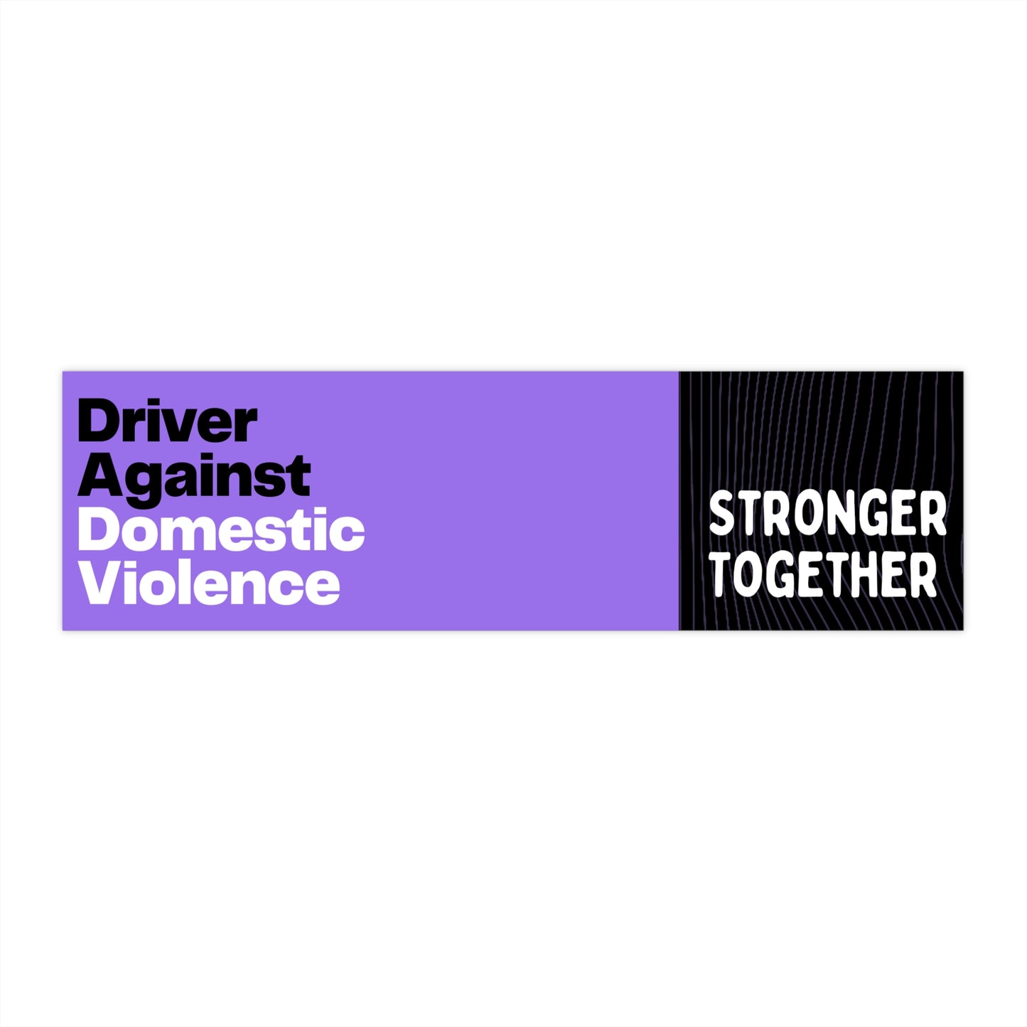 Stronger Together Bumper Sticker
