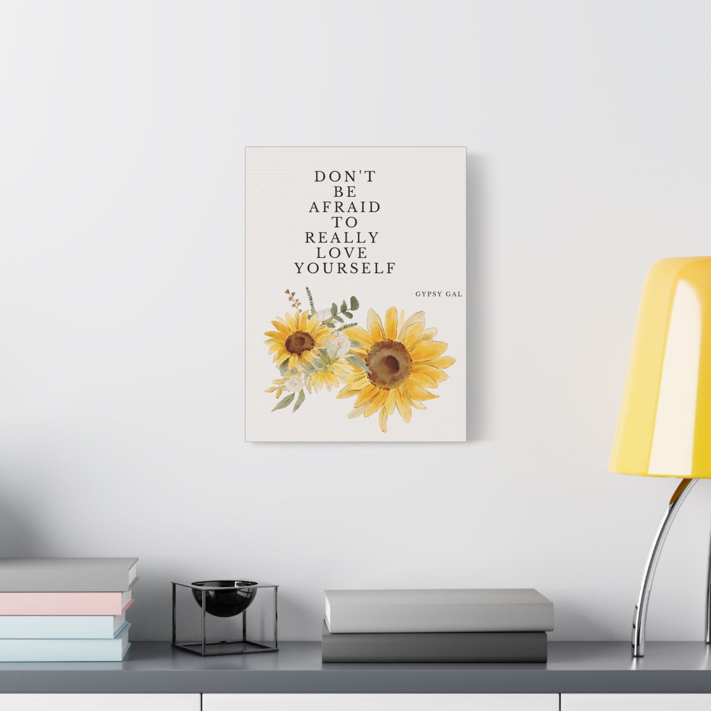 Gypsy Gal Quote on Matte Canvas, Stretched, 1.25"